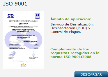 Certificado 9001